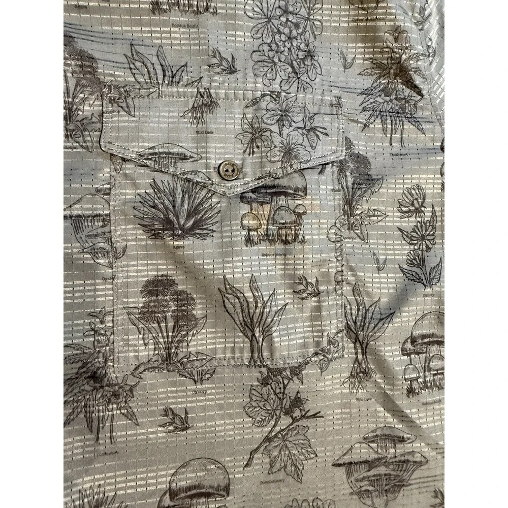 5.11 Tactical Shirt 2XL Blue Edible Plant AOP Snap Western Outdoor Utility - Picture 3 of 10